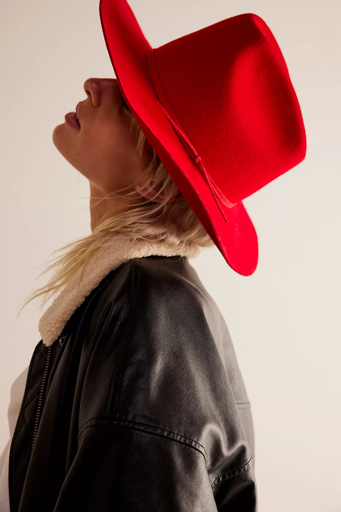 Blaze Suede Tie Felt Cowboy Hat | Free People (Global - UK&FR Excluded)
