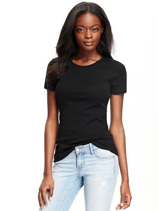 Old Navy Perfect Crew Neck Tee Size L Tall - Blackjack | Old Navy US