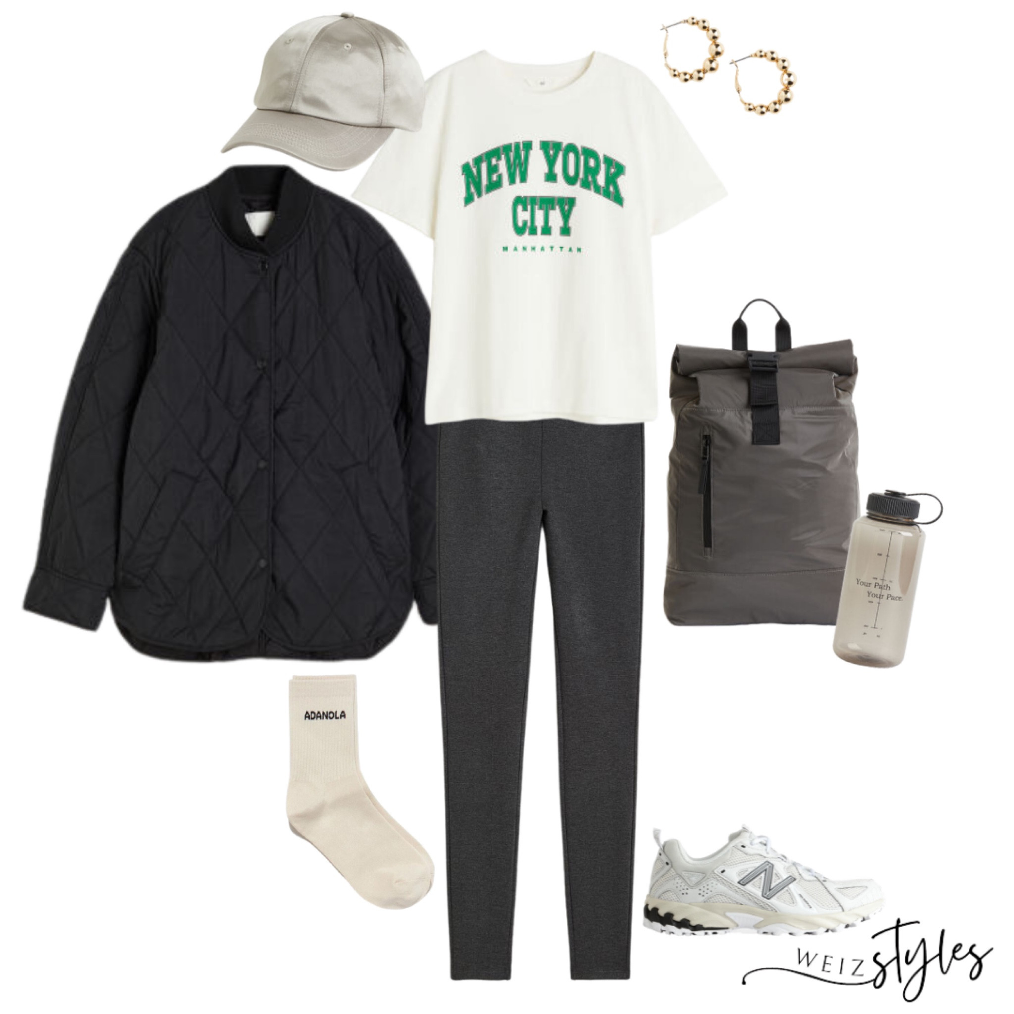 H&M+ Oversized T-shirt - Light grey marl/New York Jets - Ladies