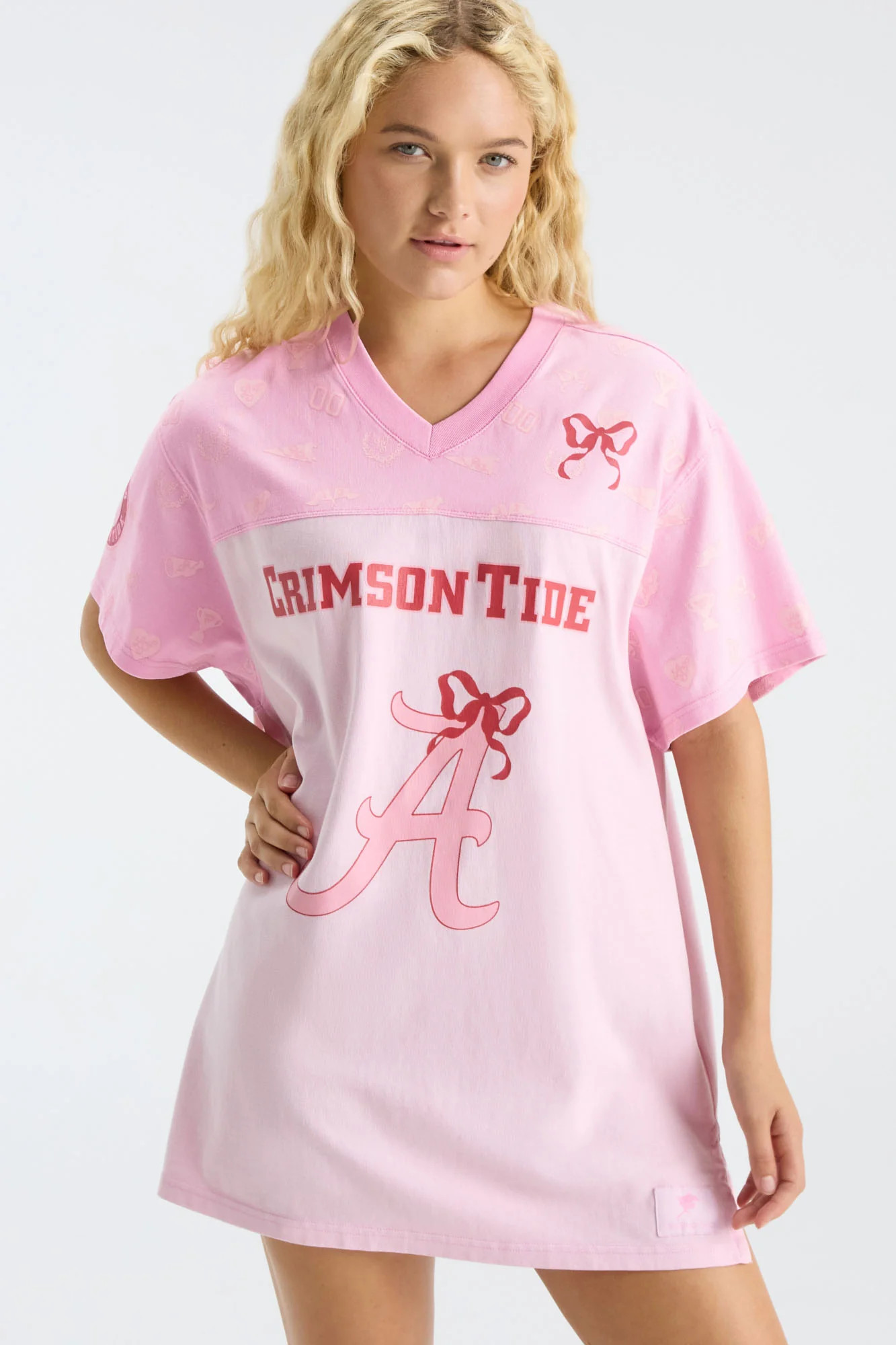 Fanatics x LoveShackFancy Varsity Crush Jersey Dress | LoveShackFancy