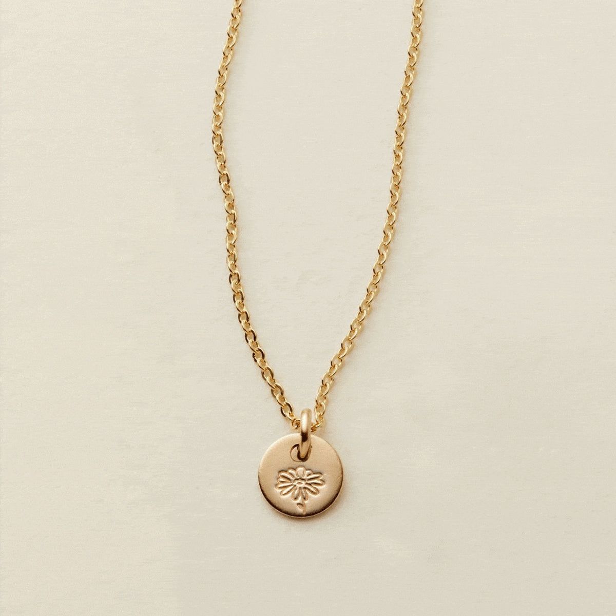 Made By Mary Birth Flower Necklace—The Little's Collection | Dainty | Made by Mary (US)