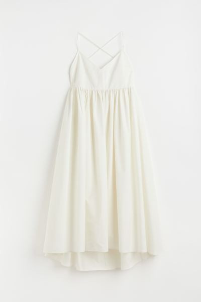 Bawełniana sukienka w serek | H&M (DE, AT, CH, NL, FI)