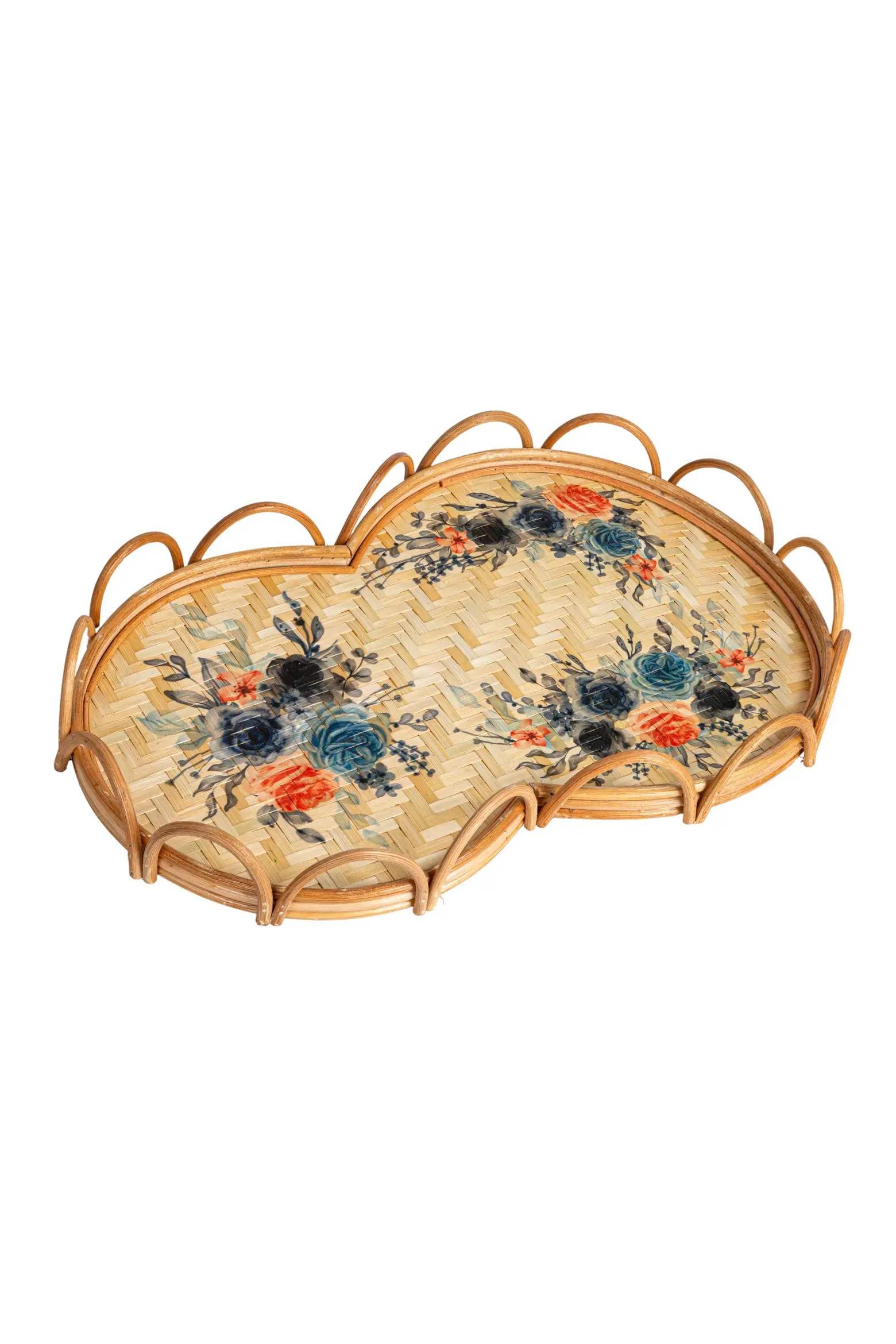 Floral Fantasy Rattan Tray | Nordstrom | Nordstrom