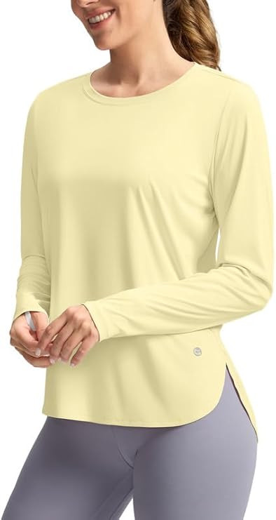 Women's Sun Shirts UPF 50+ Long Sleeve UV Protection Shirt Lightweight Quick Dry Workout Hiking T... | Amazon (US)