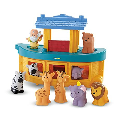Fisher-Price Little People Toddler Playset, Noah's Ark, Toy Boat with 9 Figures for Preschool Pre... | Amazon (US)