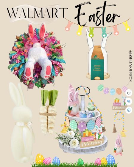 Easter decorations. Easter wreath. Easter tiered tray. Flocked Easter bunny. Easter counter decor. Easter porch decor. #easterwreath #eastertray #easterkitchendecor #pinkeasterdecor

#LTKfindsunder50 #LTKSeasonal #LTKhome