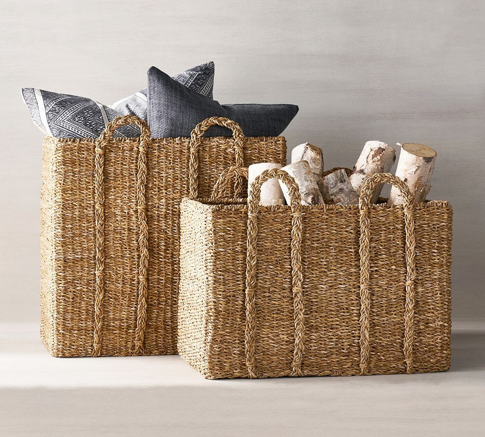 Safi Rectangular Baskets | Pottery Barn (US)