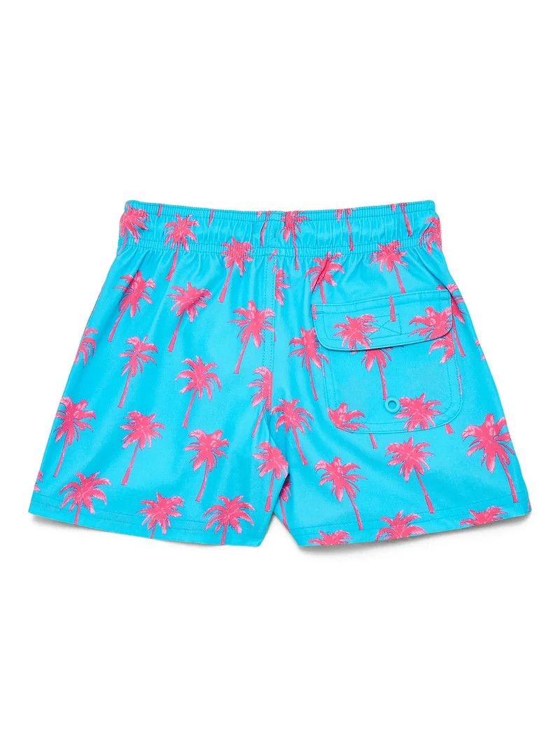 Wonder Nation Boys Quick Dry Stretch Swim Trunks with UPF50, Sizes 4-18 & Husky | Walmart (US)