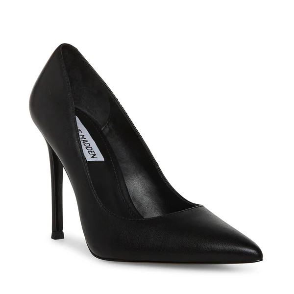 EVELYN BLACK LEATHER | Steve Madden (Canada)