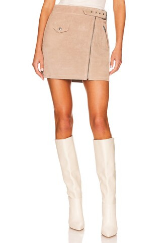 BLANKNYC Moto Mini Skirt in Bare It All from Revolve.com | Revolve Clothing (Global)
