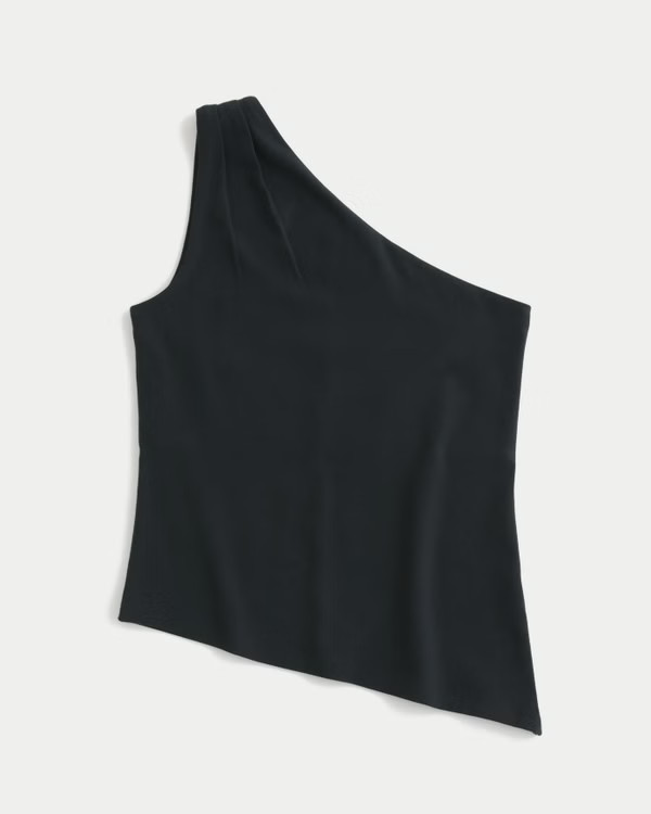 Asymmetrical One-Shoulder Top | Hollister (US)