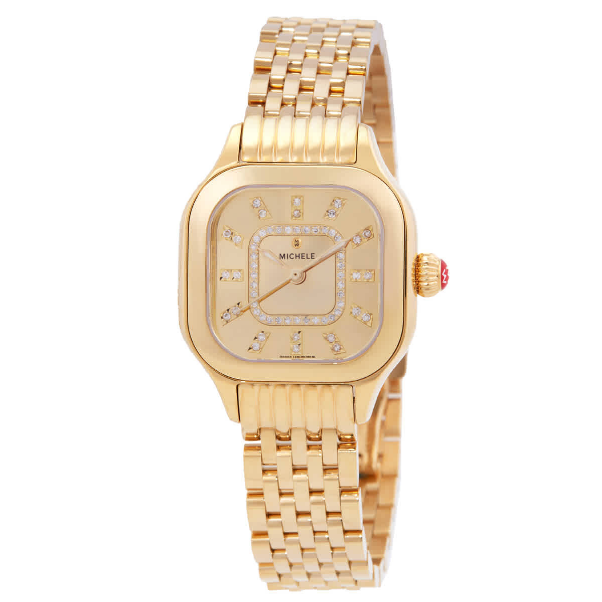 Michele Meggie Gold-tone Dial Ladies Watch MWW33B000013 | Jomashop.com & JomaDeals.com