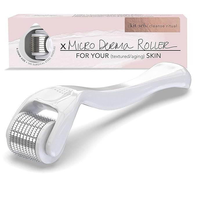 Kitsch Derma Roller Kit .25 mm Micro Derma Roller for Face & Body, Derma Roller Needle for skin c... | Amazon (US)