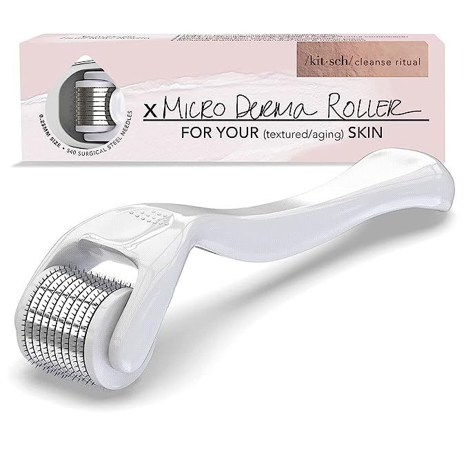 Amazon.com: Kitsch Derma Roller Kit .25 mm Micro Derma Roller for Face & Body, Derma Roller Needl... | Amazon (US)