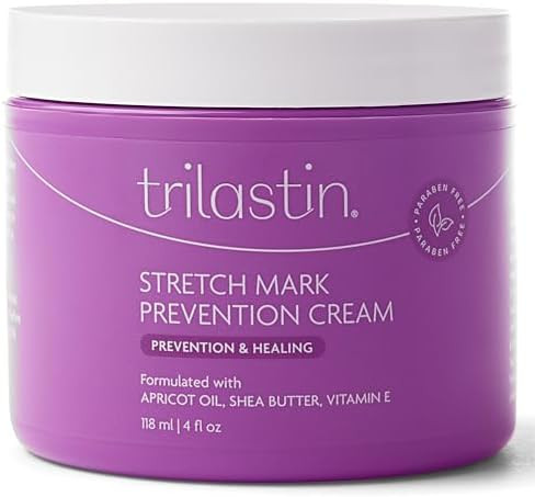 TriLASTIN Stretch Mark Cream for Pregnancy - Pregnancy Stretch Mark Prevention & Pregnant Belly C... | Amazon (US)