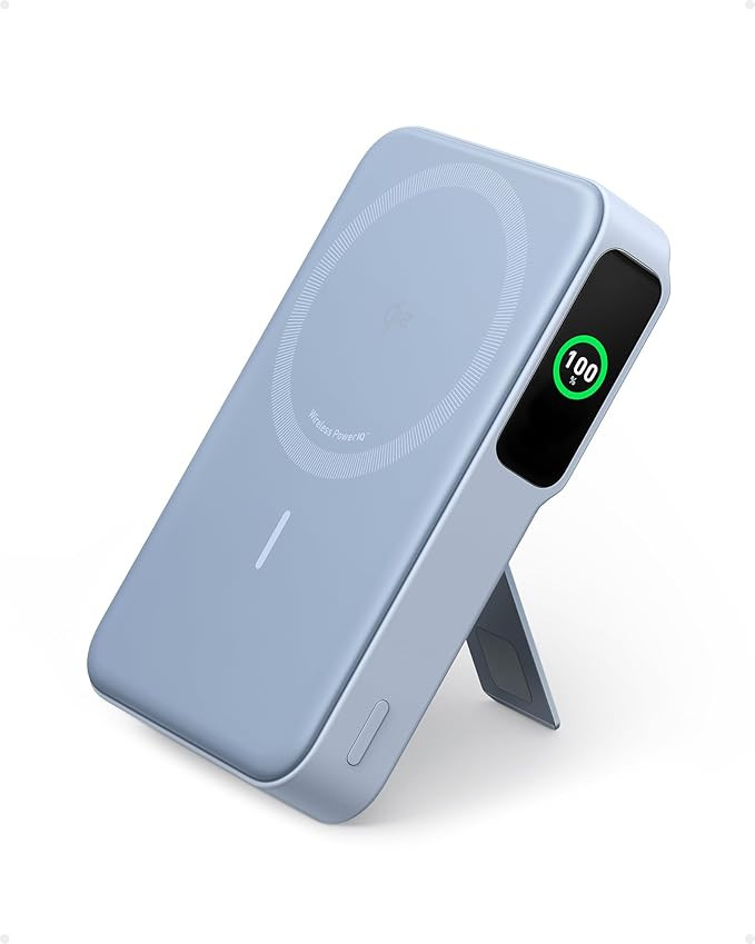 Anker MagGo Power Bank, Qi2 Certified 15W Ultra-Fast MagSafe-Compatible Portable Charger, 10,000m... | Amazon (US)