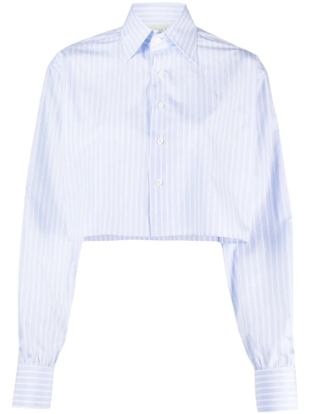striped cropped shirt | Farfetch Global