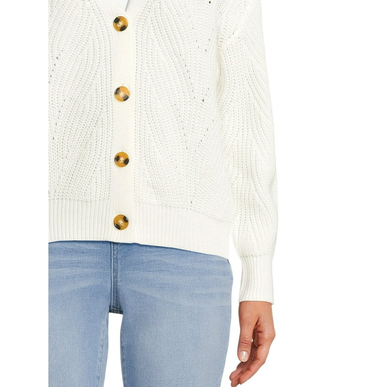 Tiime and Tru Women's Boyfriend Cardigan | Walmart (US)