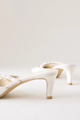 Dolce Vita Kanika Pearl Satin Heels | Anthropologie (UK)