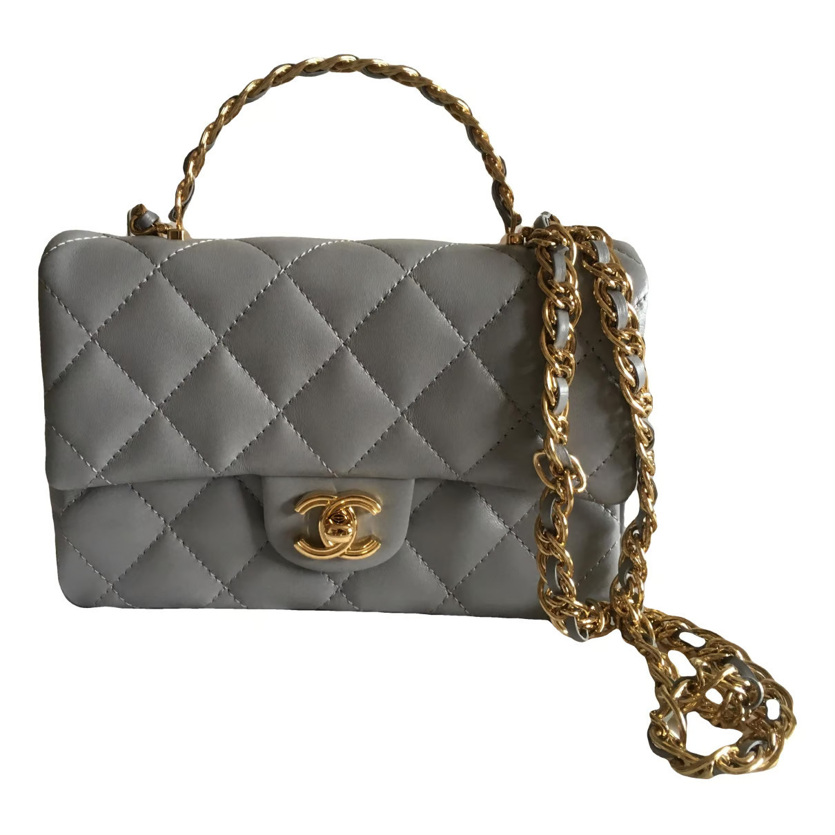 Chanel Timeless Classique Top Handle leather handbag | Vestiaire Collective (Global)
