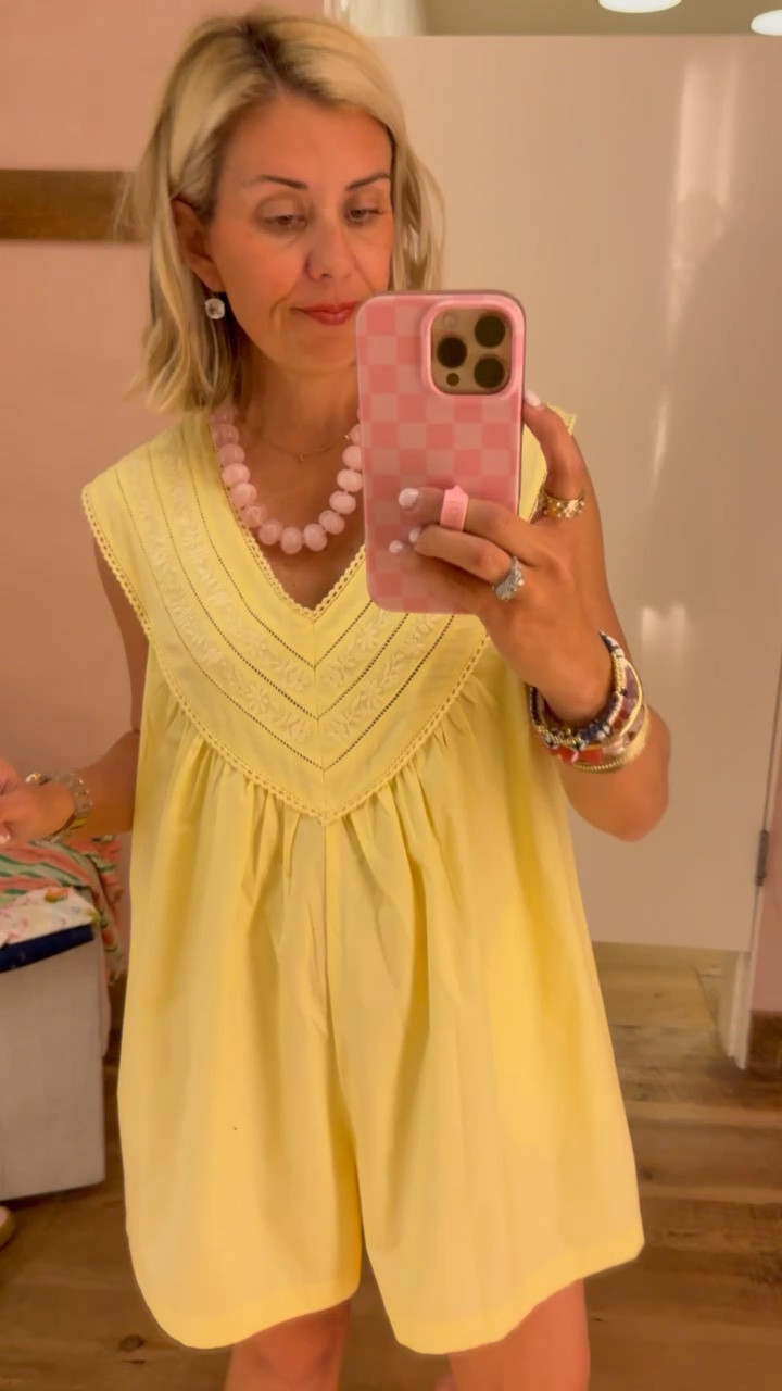The surprise yes of the entire try on! The most adorable romper…I’m going to style this with a heel or a sneaker for different looks. I’m in xs. 

Use my code CATHERINE20 for 20% off Orders of $100+ at Anthropologie

*Use my code Catherine20 on A+B
*Use my code Mixandmatchmadness on Loopy

#LTKdayinmylife #LTKmomlife #LTKOver40