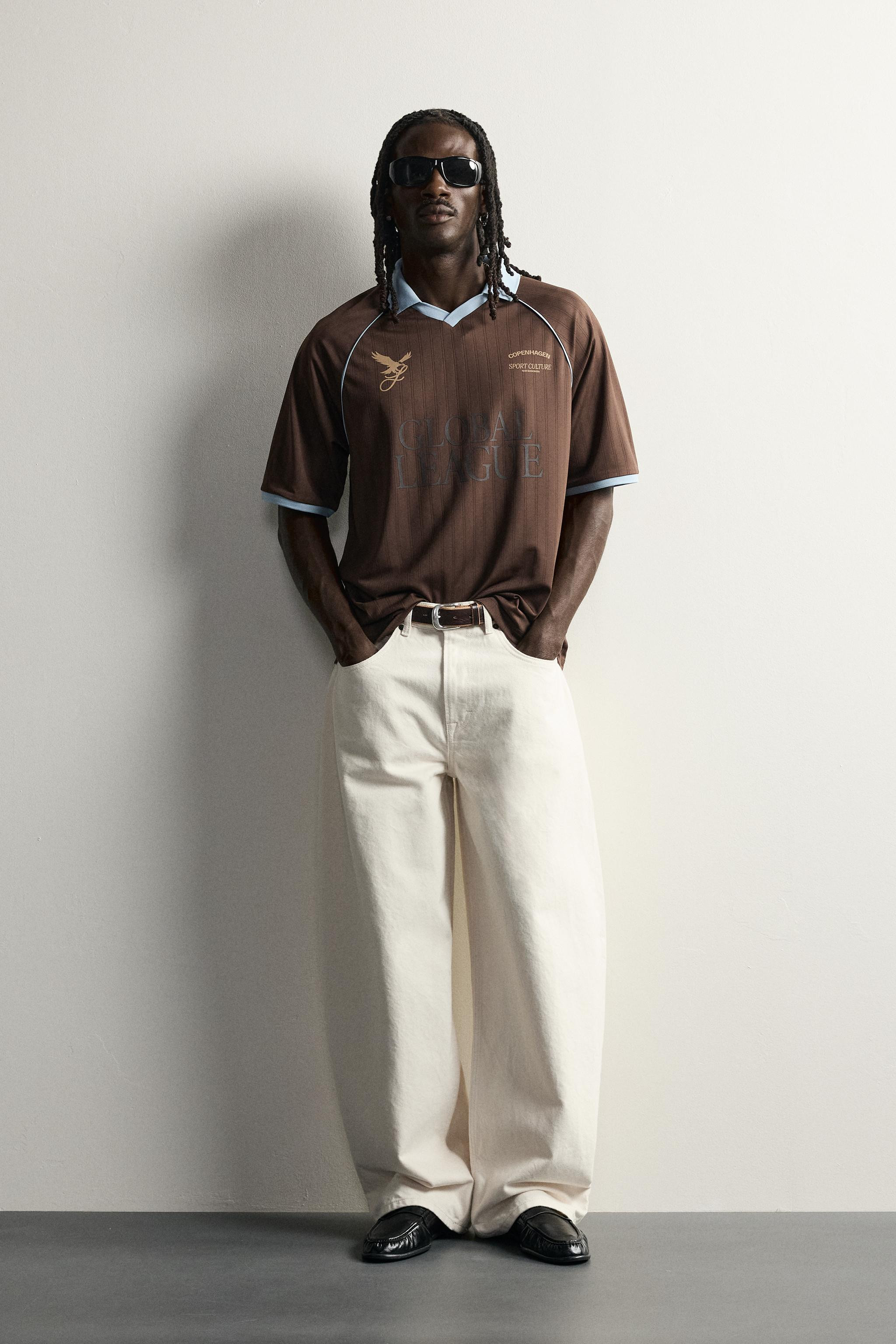 RETRO SOCCER RELAXED FIT POLO | Zara US
