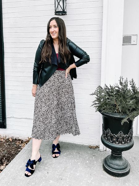 Holiday look with pleated skirt

#LTKstyletip #LTKunder100 #LTKHoliday