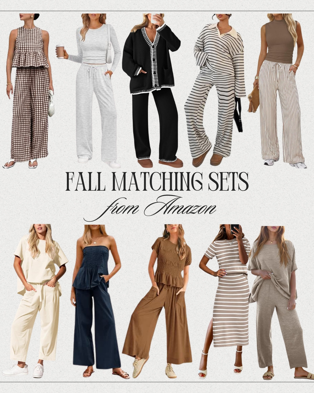 Fall matching sets I’ll be living in!!!🤎🍂 

 #LTKootd #LTKSeasonal #LTKSaleAlert