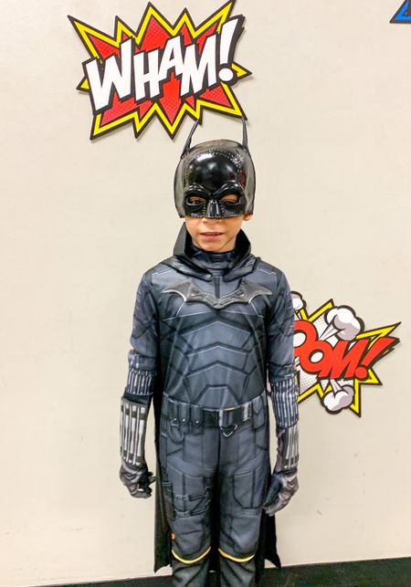 Some kids love costumes for Halloween only. Not this one. He loves costumes year round. He was so excited for this Batman costume. #Batman #Costumes #DressUp #Superhero

#LTKkids
