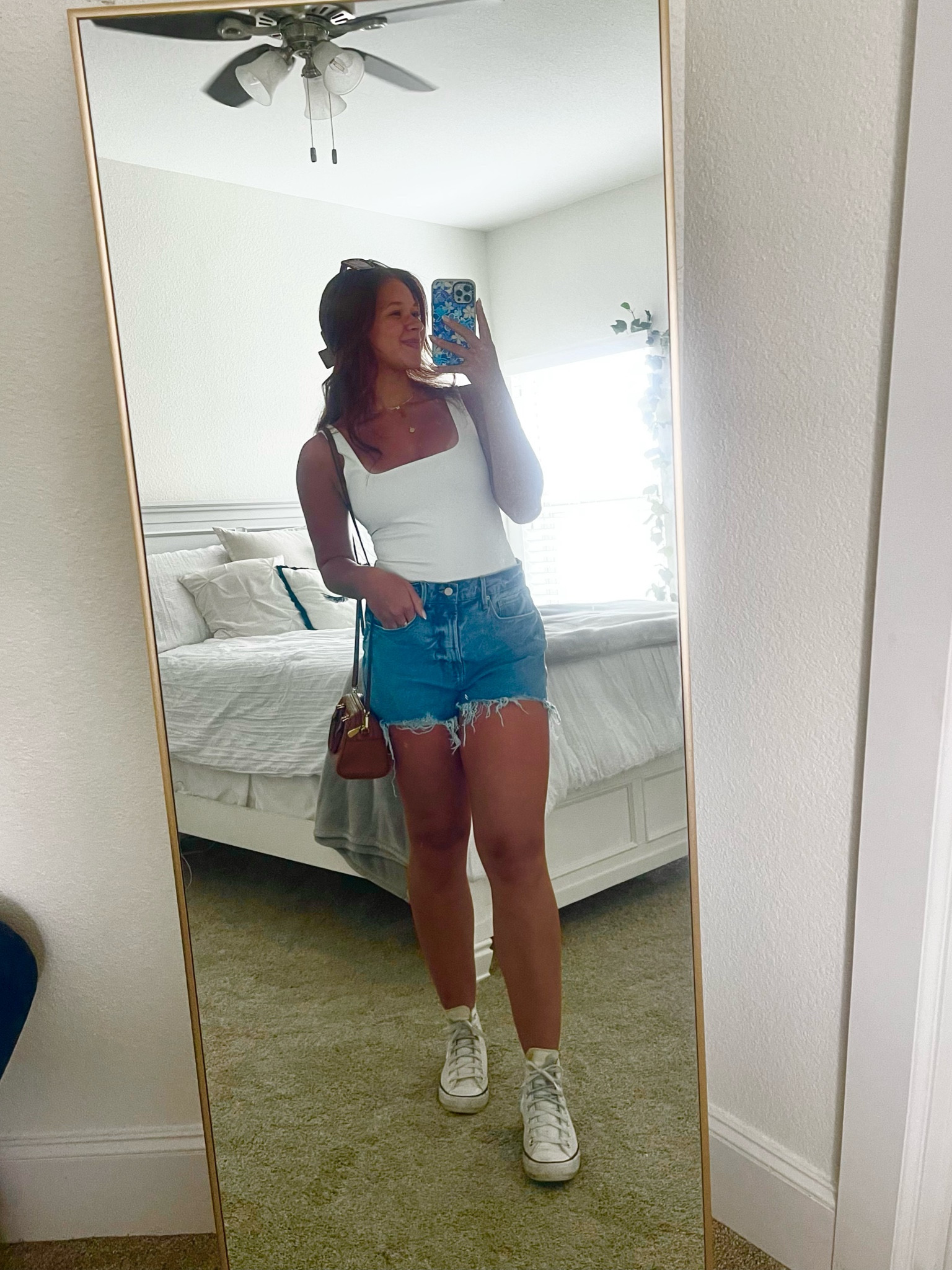 cute casual body suit with jean shorts outfit

#LTKSeasonal #LTKbeauty #LTKFind