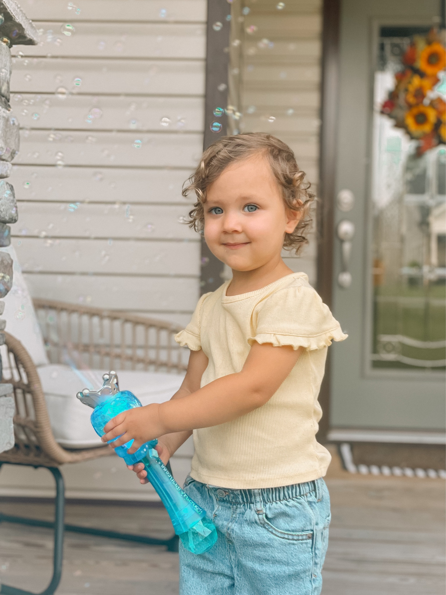 The best bubble wand! Rechargeable battery bubble wand for toddlers, this blue princess bubble wand also came with a pink one. The batteries have lasted us for hours of fun and wands are durable. Toddler toy, outside toy, outside adventures, kids, mom life 

#LTKFamily #LTKSeasonal #LTKKids