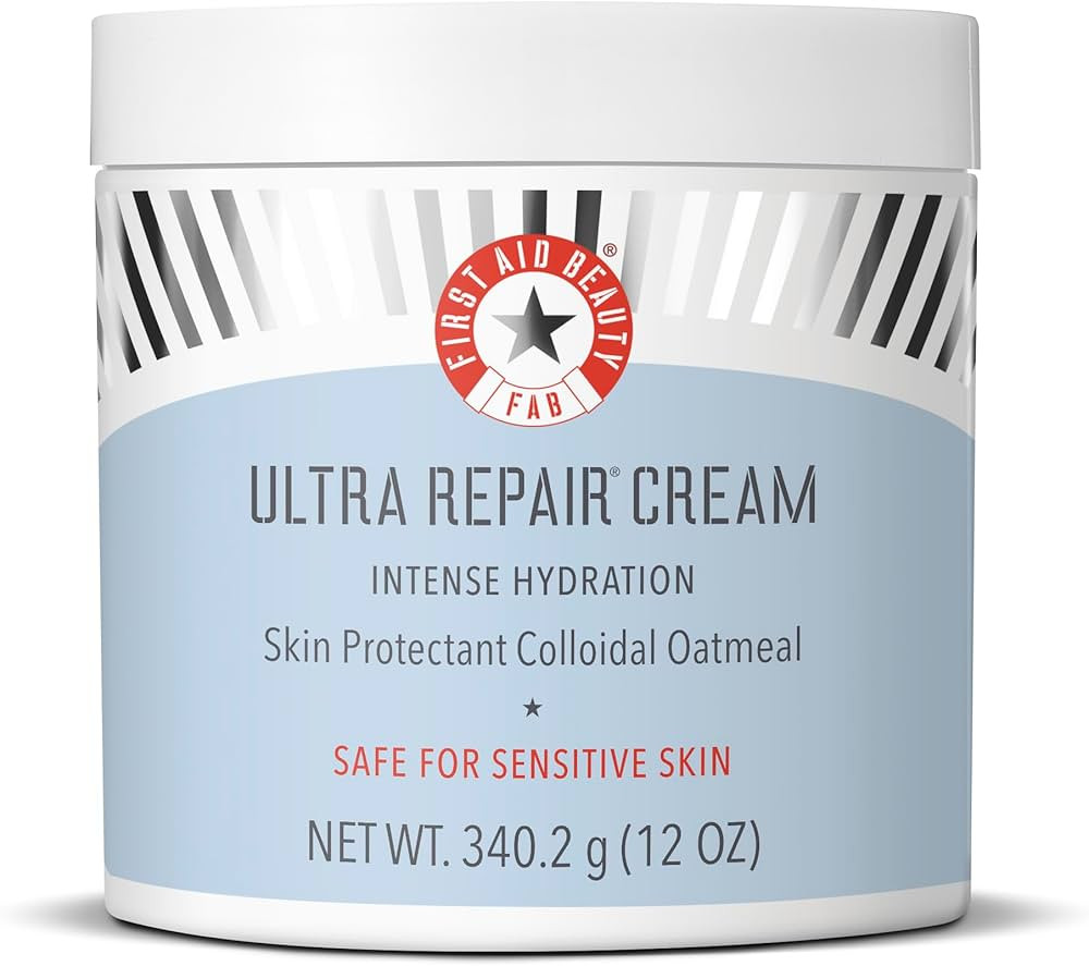 First Aid Beauty Ultra Repair Cream Intense Hydration Moisturizer for Face and Body - 12 oz. | Amazon (US)