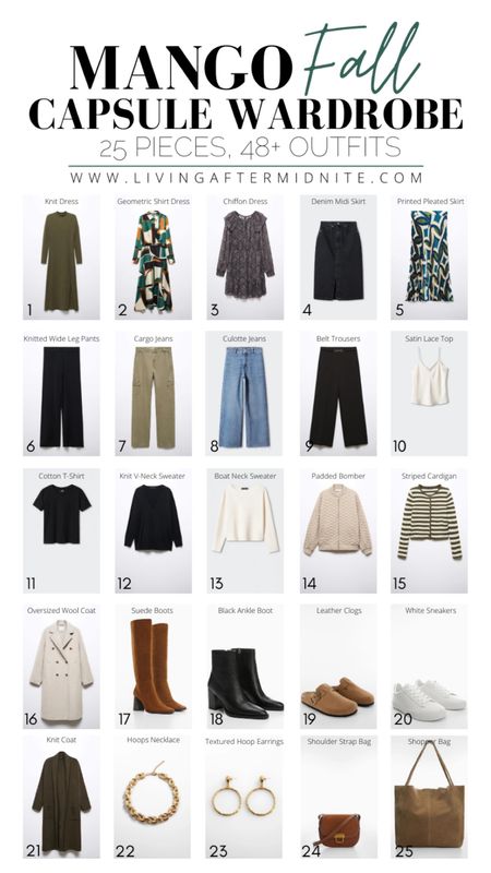 Mango Fall Capsule Wardrobe 

#LTKfindsunder100 #LTKstyletip #LTKSeasonal