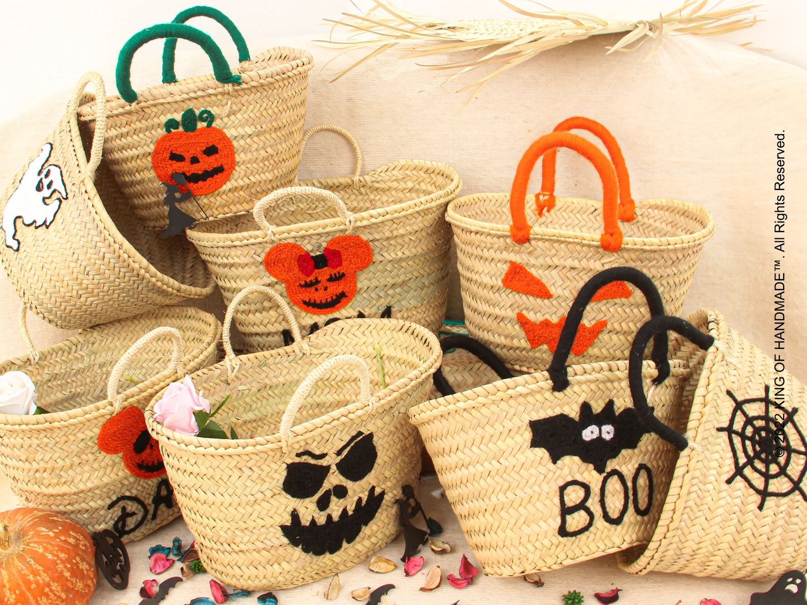 Personalized Halloween Basket: Kids Trick-or-treat Bag Boo - Etsy | Etsy (US)
