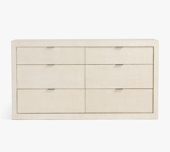 Cape Woven 6-Drawer Wide Dresser (60") | Pottery Barn (US)