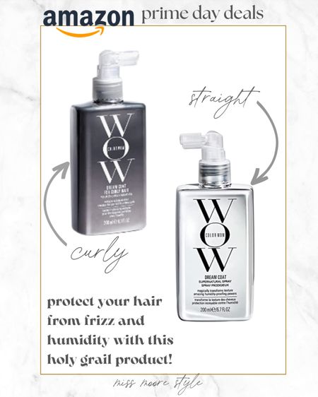 The colorwow dream coat spray is one of my all time holy grail beauty products! My hair is so shiny and smooth when I use it! 

Glass hair, hair product, anti frizz, heat protectant, colorwow dream coat spray

#LTKbeauty #LTKsalealert #LTKxPrimeDay