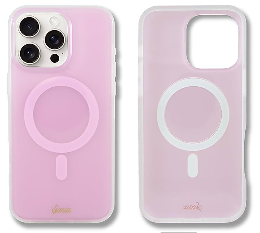Sonix Case for iPhone 16 Pro Max | Compatible with MagSafe | 10ft Drop Tested | Jelly Pink | Amazon (US)