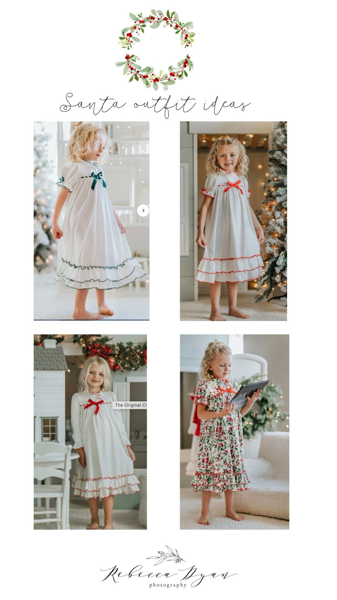 Cutest nightgowns to meet Santa! 

#LTKSeasonal #LTKHoliday #LTKkids