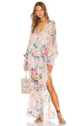 HEMANT AND NANDITA Teien Caftan in Pastel Teien from Revolve.com | Revolve Clothing (Global)