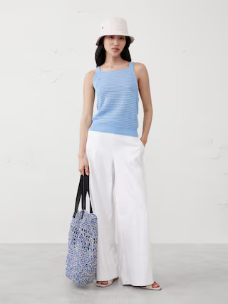 Open Stitch Sweater Tank | Banana Republic Factory