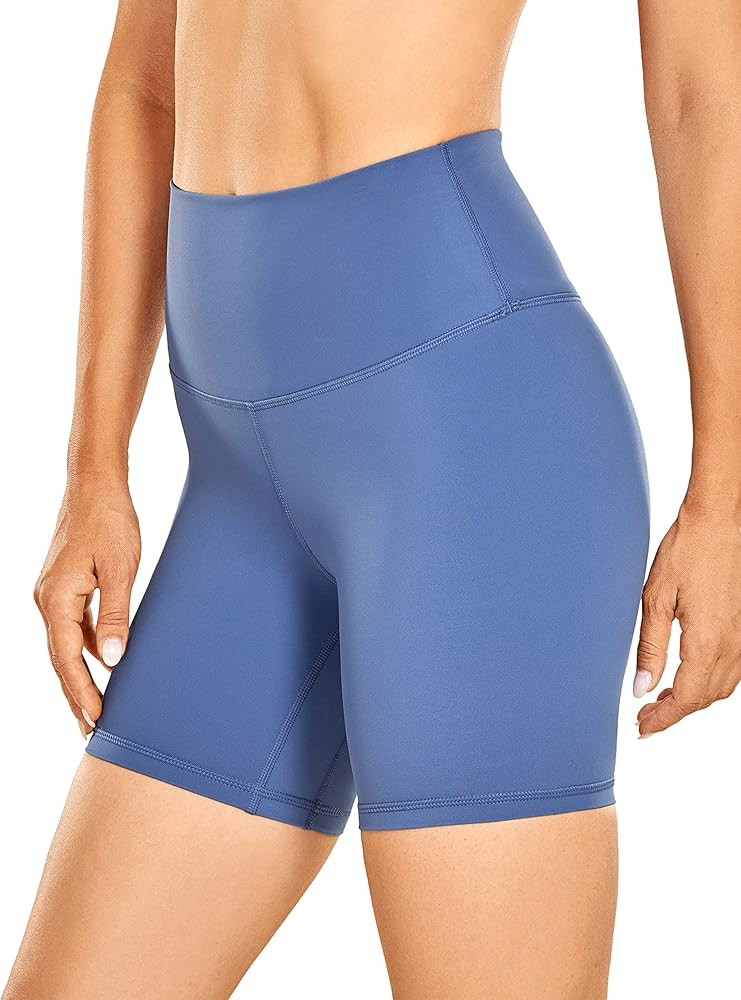 CRZ YOGA Women's Naked Feeling Biker Shorts - 3'' / 4'' / 6'' / 8'' / 10'' High Waisted Yoga Work... | Amazon (US)
