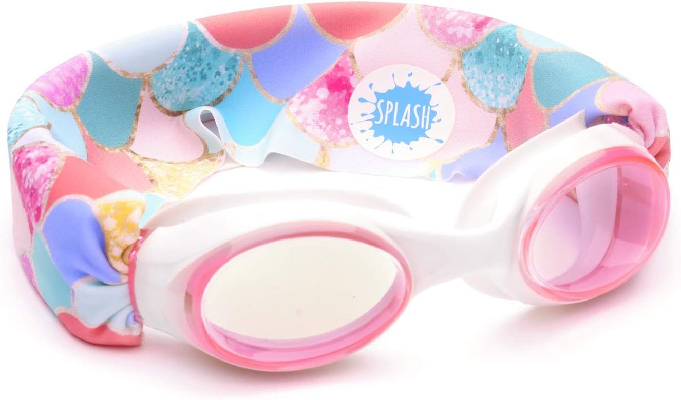 SPLASH SWIM GOGGLES - Mermaid - Fun, Fashionable, Comfortable - Fits Kids and Adults - Won't Pull Yo | Amazon (US)