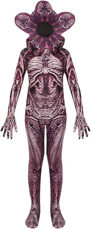 Stranger Series Series Demogorgon Flower Monster Jumpsuit Dress Up Costume for Boys Halloween Scary  | Amazon (US)