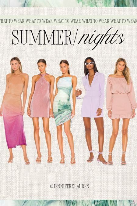 Summer nights looks 🩷

Revolve summer, revolve favorites, dress night, pink dress, purple dress

#LTKunder100 #LTKunder50 #LTKstyletip