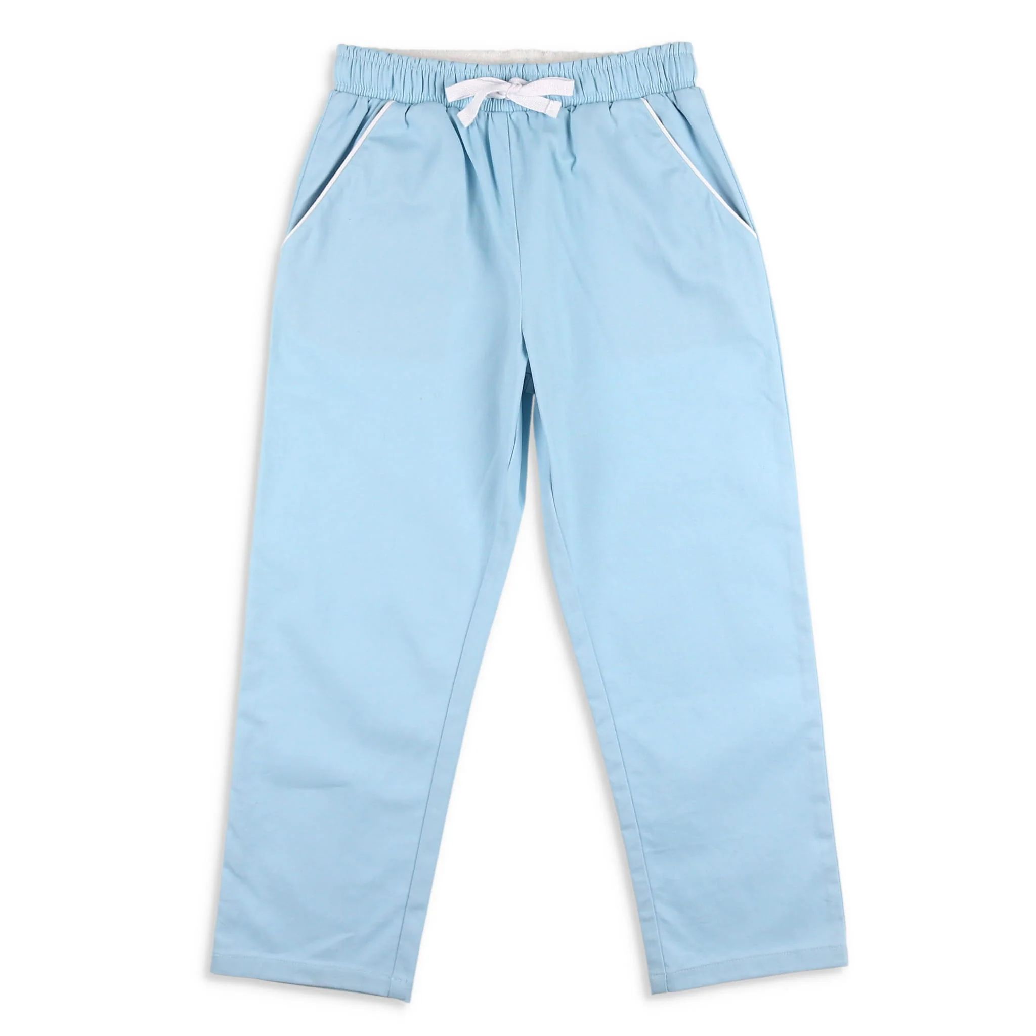 Boys Light Blue Twill Shrimp Pants - Shrimp and Grits Kids | Shrimp and Grits Kids