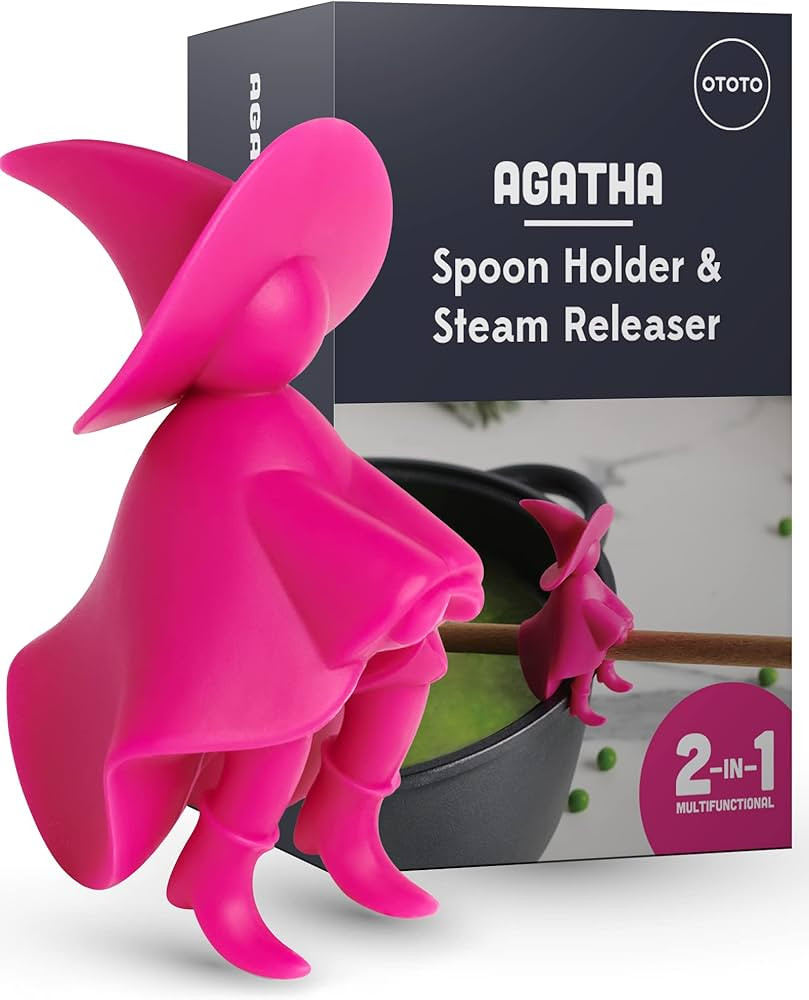 NEW!! Agatha Spoon Holder by OTOTO - Goth Cute Spoon Rest for Stove Top, Gothic Cooking Gadgets, ... | Amazon (US)