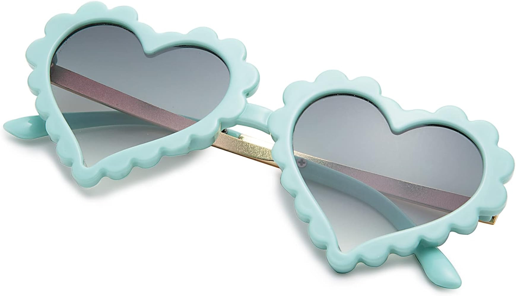 COASION Kids Heart Girls Sunglasses UV 400 Protection for Toddler Party Beach Shades Age 3-10 | Amazon (US)