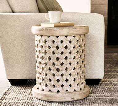 Bodega Round Side Table (17") | Pottery Barn (US)