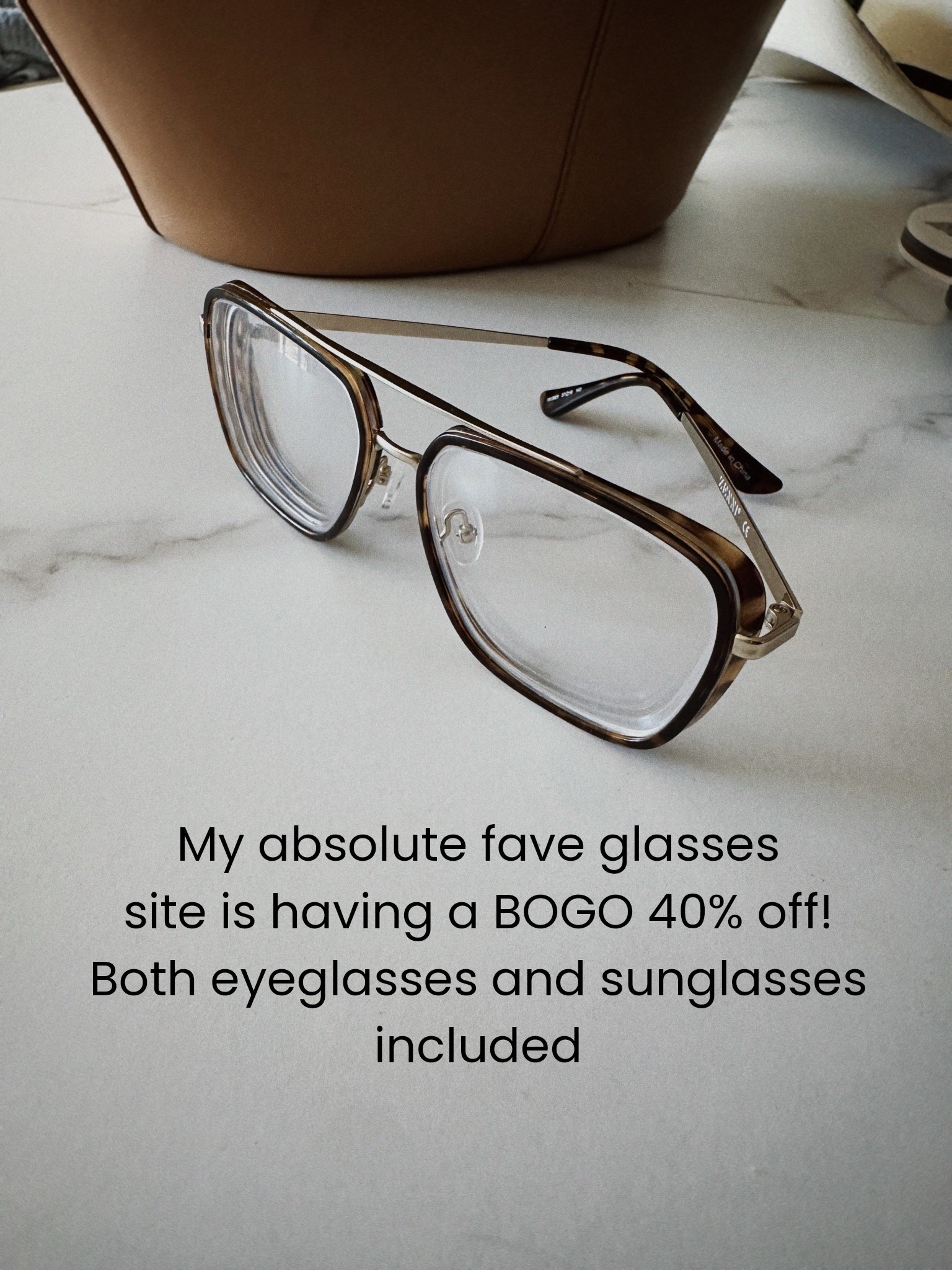 My absolute fave glasses 
site is having a BOGO 40% off! 
Both eyeglasses and sunglasses 
included 🤓😎

#LTKSaleAlert #LTKFindsUnder50 #LTKTall