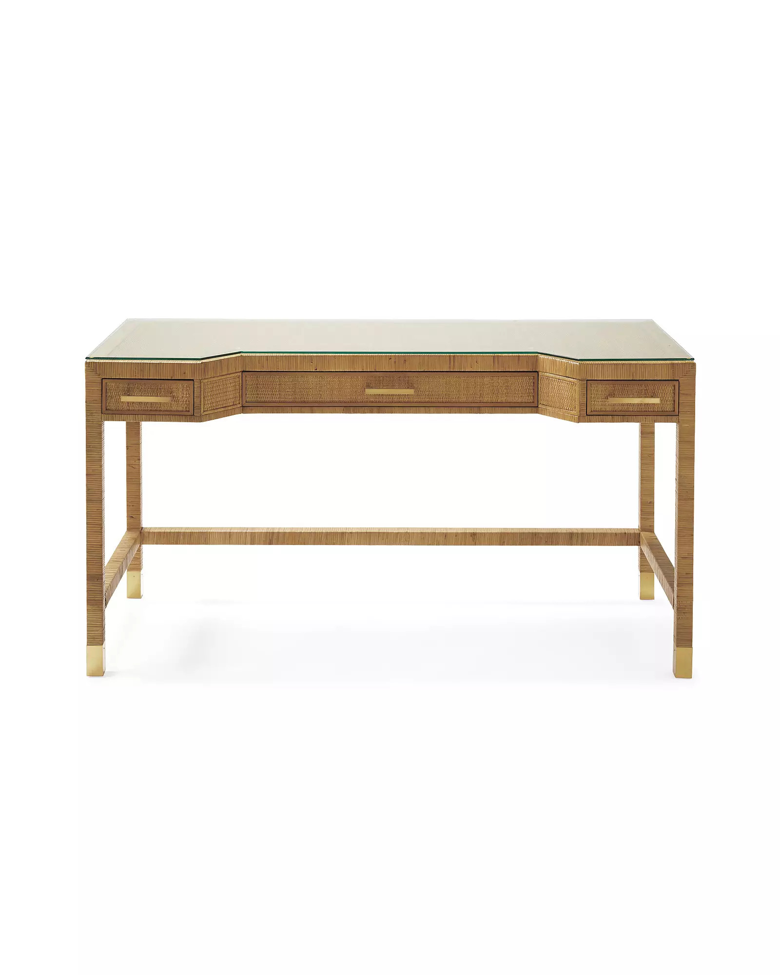Balboa Rattan Desk | Serena and Lily